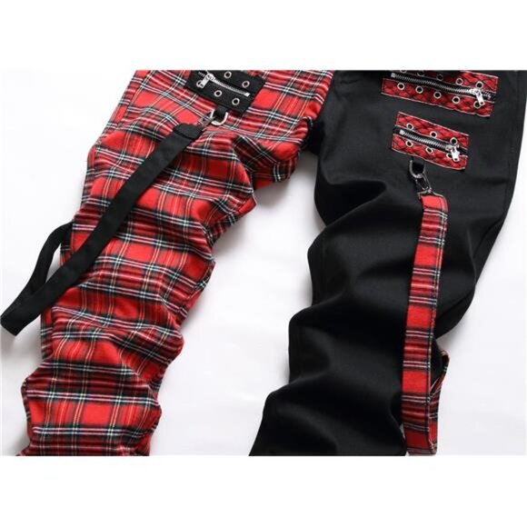 Men's Casual Stylish Straight Slim Fit Jeans Young Hiphop Skinny Denim Pants - Picture 5 of 6